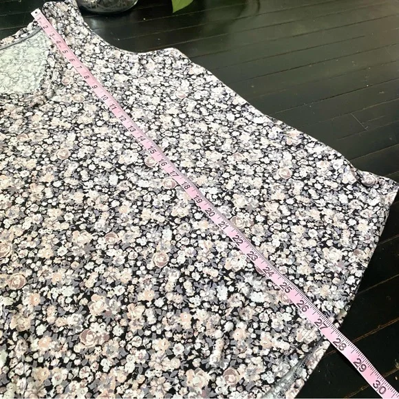 Maurices 24/7 Pastel Flawless Floral V Neck Tank Top - Picture 8 of 9